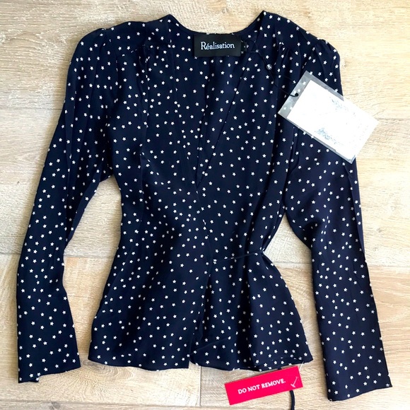 💫The Bianca Top Réalisation Par Navy Star Small 4 NWT 💫 - Picture 2 of 7